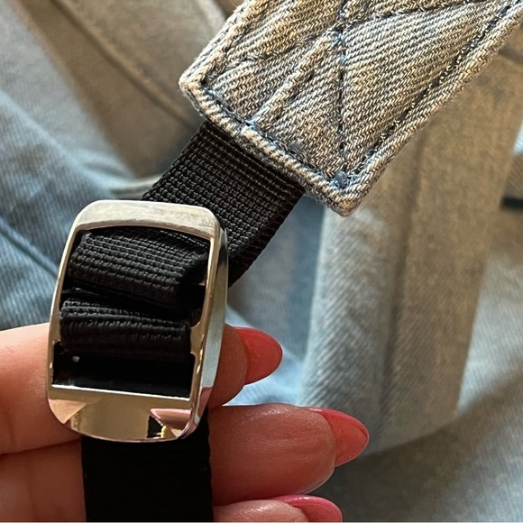 Skinny Dip Denim sequin stars festival backpack NWOT zipper closure 11x10 - Picture 6 of 14